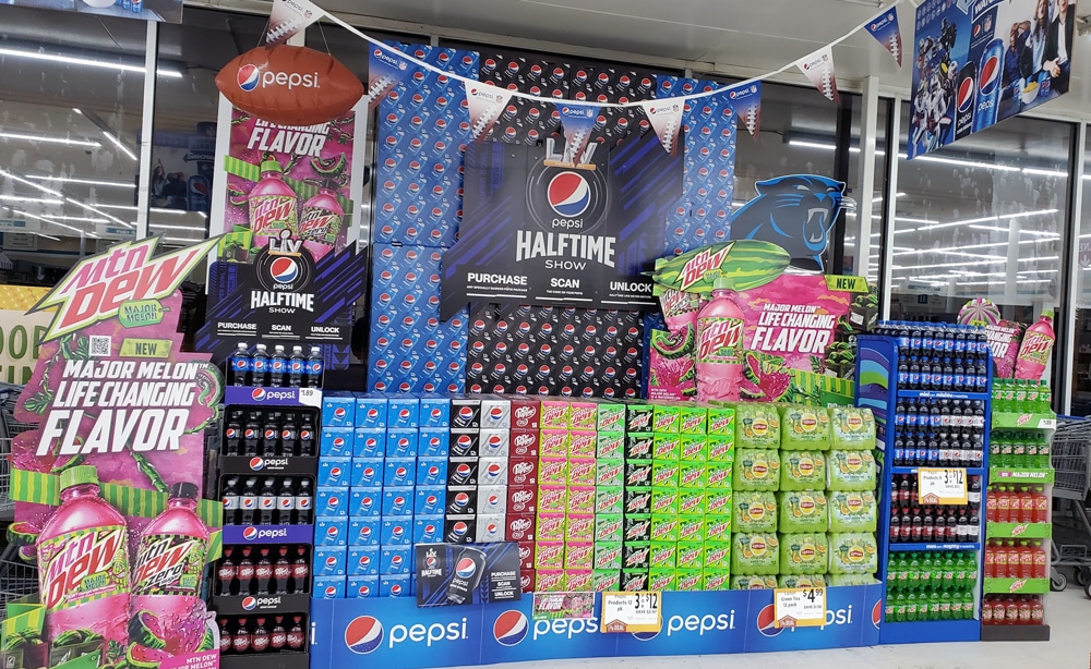 Pepsi Florence displays