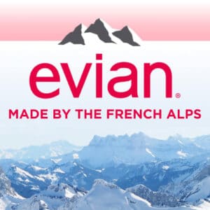 evian logo